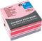 Info sticky notes - 400 vel - 75x75mm - wit, roze, paars - IN-5654-69