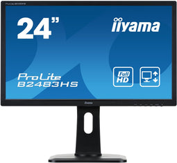Iiyama ProLite B2483HS-B1 - Monitor 24 inch - 1920x1080 Full HD - Zwart