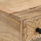 vidaXL - Wandtafel - 110x30x75 - cm - massief - mangohout