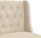 vidaXL - Barstoelen - 2 - st - massief - rubberhout - en - stof