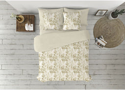Dekbedovertrek set Pierre Cardin LUCIA Bruin Bed van 90 2 Onderdelen