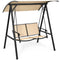 Coast Tuinschommel - 2-Zits - Verstelbare Luifel - Metaal - 152 x 112 x 165 cm - Beige