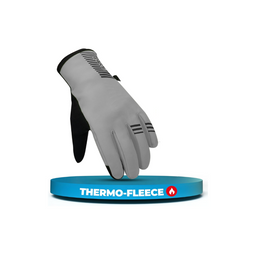 MiVelo Winterhandschoenen - Thermo-Fleece & 3M - Winddicht Waterdicht Touchscreen Antislip - Zwart - XL