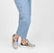 PS Poelman Year - Dames Leren Chunky Runner Sneaker - Beige Kaki Groen - Maat 38