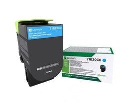 Lexmark 71B20C0 - Toner - 2300 pagina's - Cyaan