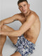 JACK&JONES JJIARUBA JJSWIMSHORTS - Heren Zwembroek - Bloemenprint - Navy Blazer