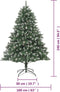 vidaXL - Kunstkerstboom - met - standaard - 240 - cm - PVC