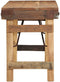 vidaXL - Ligbank - 110x35x46 - cm - Gerecycled - Massief - Hout