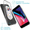 iMoshion Hoesje Geschikt voor iPhone 7 / 8 / SE (2020) / SE (2022) Hoesje Siliconen - iMoshion Design hoesje - Transparant / Llamacorn
