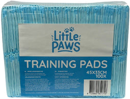Little Paws 100 Puppy Training Pads 45 x 33 cm - Zindelijkheidstraining Hond - Hondentoilet - Plasmatjes hond
