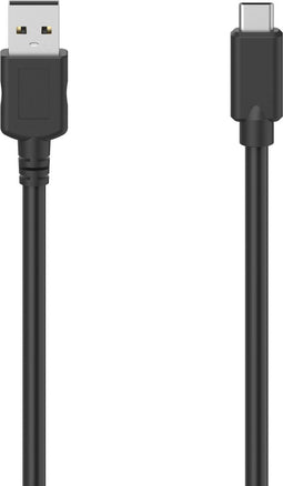 USB-C Cable to USB Hama Technics ECO PC 1,5 m Black