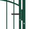 vidaXL - Poort - met - speerpunten - 100x125 - cm - staal - groen
