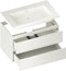 Mirlux Badmeubel Sova - Badkamermeubel - 2 Softclose lades - Glanzend Wit 80 cm