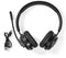 Nedis CHSTB310BK - Draadloze Bluetooth kantoorheadset - Flexibele microfoon - Zwart