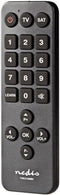 Nedis TVRC21SNBK - TV-afstandsbediening - XL-knoppen - Zwart