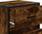 vidaXL - Nachtkastje - wandgemonteerd - 40x31x39,5 - cm - gerookt - eikenkleurig