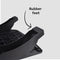 DESQ® 60071 - Voetensteun - Hoogte 90 mm - Groot platform 44 x 35 cm - Traploos kantelbaar 0-20° - Zwart