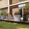 LECHUZA CANTO STONE 80 wide - Plantenbak - met uitneembare binnenbak - met bewateringssysteem - ALL-IN-ONE set met LECHUZA-PON - kwarts wit