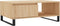 vidaXL - Salontafel - 90x60x35 - cm - bewerkt - hout - sonoma - eikenkleurig