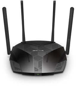Mercusys MR70X - Router - Wi-Fi 6 - 1800 Mbit/s - Zwart Wit
