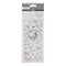 Creativ Company Stickers zilver vlinders, 1 vel