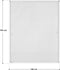 Vliegenhor Aluminium - Raamhor 130 x 150 cm - Inclusief bevestigingsmateriaal - Wit