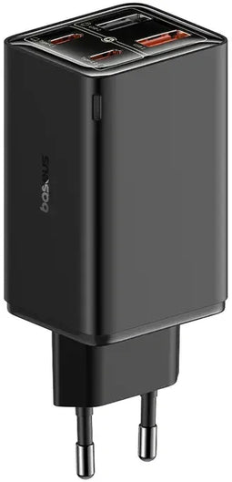 Baseus GaN6 Pro 65W - Snellader - 4 poorten USB-C/A - Zwart