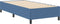 vidaXL - Bed - Frame - Blauw - 100x200 - cm - Katoenen - Stof