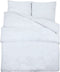 vidaXL - Dekbedovertrekset - lichtgewicht - 140x200 - cm - microvezel - wit