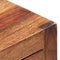 vidaXL - Nachtkastje - 40x30x50 - cm - massief - sheeshamhout