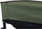 Campingstoel opvouwbaar - groen/zwart - 56 x 47 x 82 cm - max 100 kg