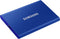 Samsung Portable T7 - Externe SSD - 500 GB - USB C 3.2 - Blauw