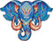UNIDRAGON Houten Puzzel Voor Volwassenen Dier - Eeuwige Olifant - 700 stukjes - Royal Size 62x47 cm