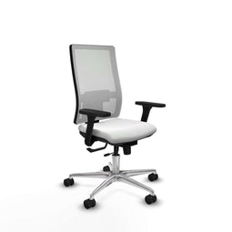 Piqueras y Crespo 3D086N0 - Bureaustoel - Verstelbare hoogte met armleuning - Wit