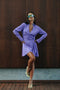 Colourful Rebel Hette Uni Wrap Mini Dress - Overslag jurk - Lange mouw - Maat S