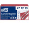 Tork - Lunchservet advanced vierdevouw bordeauxrood