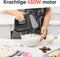 Kitchenwell Handmixer - 10 Snelheden met Turbofunctie - Vaatwasserbestendig - Zwart
