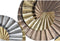 Wanddecoratie DKD Home Decor Metaal Multicolour Orientaals Spiralen (104 x 4,5 x 43 cm)