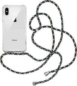 iMoshion Hoesje Geschikt voor iPhone Xs / X Hoesje Met Koord - iMoshion Backcover met koord - Transparant