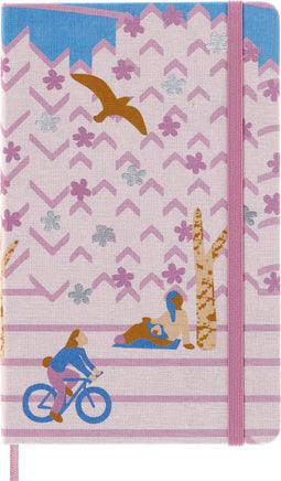 Moleskine Limited Edition Notitieboek - Sakura - Large - Gelinieerd - Fiets