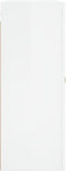 vidaXL - Hangkast - 69,5x34x90 - cm - hoogglans - wit