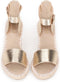 POSH by Poelman DADU - Dames Sandalen - Gespsluiting - Goud - Maat 41