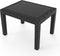 Tuintafel MINI Jack - bijzettafel 59 X 46 Cm - hoogte 40cm - Antraciet - voor buiten - Rotan Look
