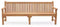 Teak Tuinbank Pini - 240 cm