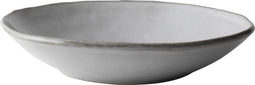 Dutch Rose Organic Diepe borden - Pastabord - 23,5 cm - Stoneware Handgemaakt - Licht Grijs