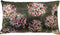 Dutch Decor Sierkussen Flores - Velvet - Groen - 30x50 cm - Kleur Miltary Olive