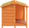vidaXL - Hondenhok - 96x87x80,5 - cm - massief - grenenhout - bruin