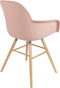 Zuiver Albert Kuip Eetkamerstoelen met armleuning Roze - Set van 2