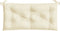 vidaXL - Tuinbankkussen - 110x50x7 - cm - oxford - stof - crèmewit