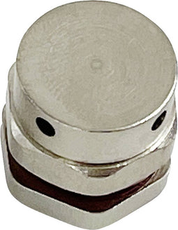 TRU COMPONENTS HX-BF-M10 Drukcompensatie element M10 Messing (vernikkeld) Messing 1 stuk(s)
